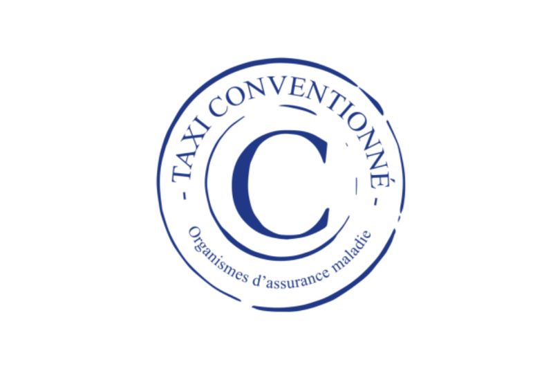 Macaron officiel « Taxi conventionné — organismes d’assurance maladie »